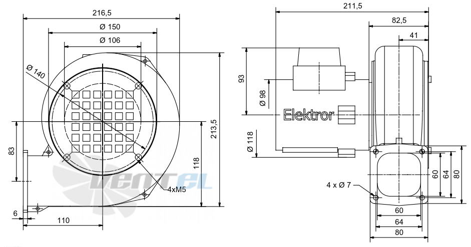 Elektror D 04M - описание, технические характеристики, графики